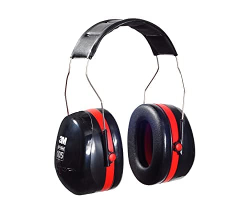 3M Peltor Optime 105 (H10A) Over-the-Head Earmuffs