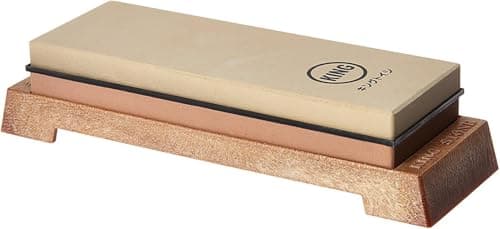 King KW65 1000/6000 Grit Combination Whetstone with Base
