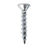 Rok #8 x 1 in Coarse Thread Flat Square-Drive Wood Screws, Type 17, 100 count