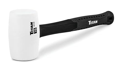 Titan 63106 16 oz White Rubber Mallet