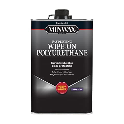 Minwax Oil-Based Wipe-On Polyurethane, Satin, 1 Pint