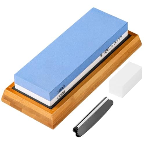 Angerstone 1000/6000 Grit Whetstone with Angle Guide