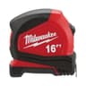 Milwaukee 48-22-6616 Compact Tape Measure, 16 ft