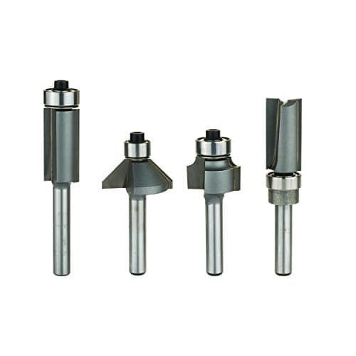 Whiteside 404 Compact Router Bit Set (1/4-Inch Shank)