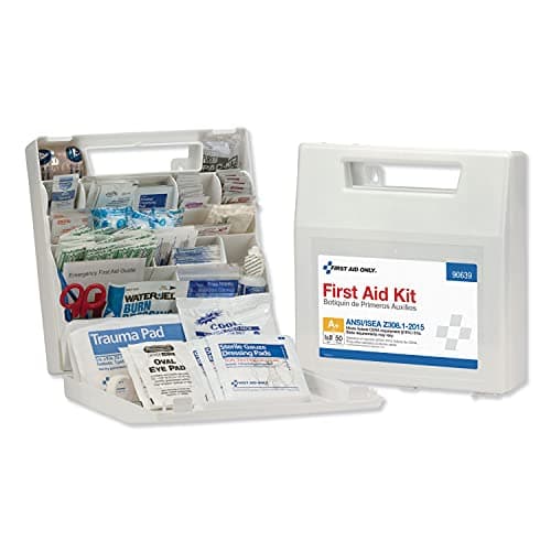First Aid Only 90639 ANSI A+ (2015) and OSHA-Compliant 50-Person First Aid Kit