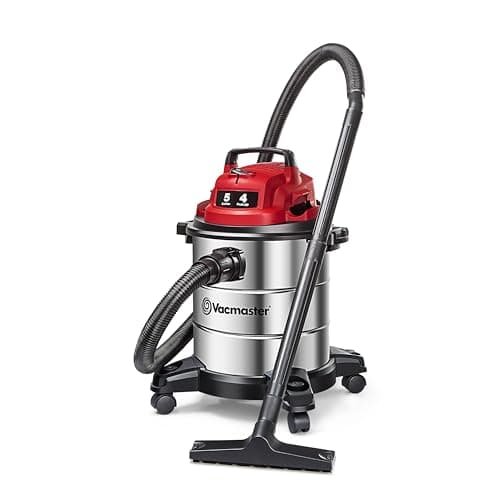 Vacmaster VOC508S 5-Gallon 4 Peak HP Stainless Wet/Dry Vac