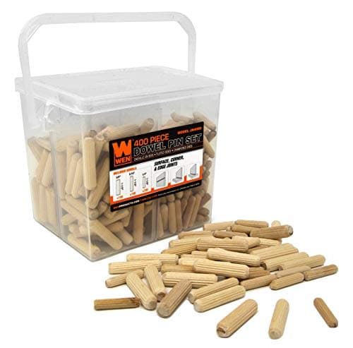WEN JN400D 400-Piece Fluted Dowel Pin Variety Bucket