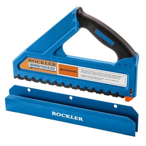 Rockler Roc77405 D-Handle Narrow Push Block with Tailhook