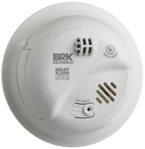 First Alert Hardwired Rate-of-Rise Heat Alarm with Battery Backup (HD6135FB)