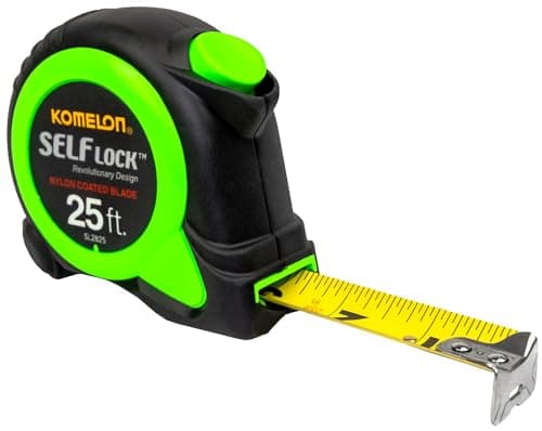 Komelon SL2825 Self Lock 25 ft Power Tape
