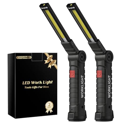 Coquimbo Rechargeable Magnetic LED Work Light, 2-Pack