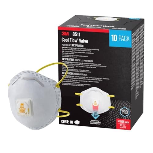 3M 8511 N95 Cool Flow Valved Respirator (10-pack)