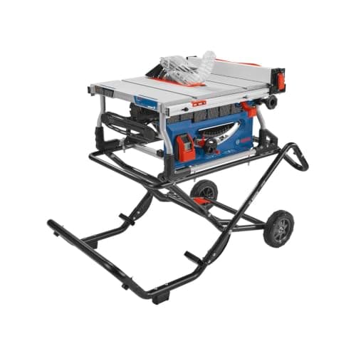 Bosch GTS15-10 10-Inch Portable Jobsite Table Saw with Gravity-Rise Wheeled Stand