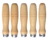 ACCOCO Wooden File Handles with Metal Collars, 5-Pack
