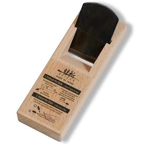 Suizan Kanna Japanese Wood Planer, 1.7 in Single Blade