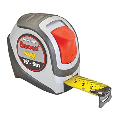 Starrett Exact Plus Tape Measure, 1.06 in x 16 ft (KTXP106-16ME-N)