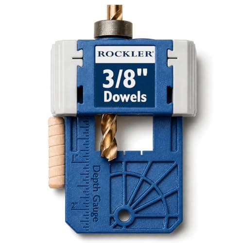 Rockler 3/8 in Doweling Jig Kit with Drill Bit and Stop Collar