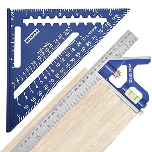 WORKPRO Carpenter Square & Try Square Set