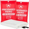 Prepared Hero Emergency Fire Blanket, 39 x 39 in (EB1), 2-Pack