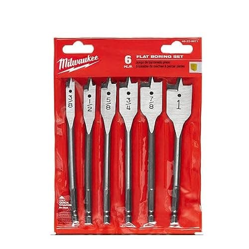 Milwaukee 49-22-0071 Spade Wood Boring Bit Set