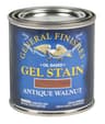 General Finishes Oil Base Gel Stain, 1/2 Pint (Antique Walnut)