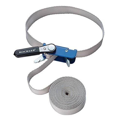 Rockler Band Clamp, 1 in x 15 ft, with Permanently Attached Ratchet Handle