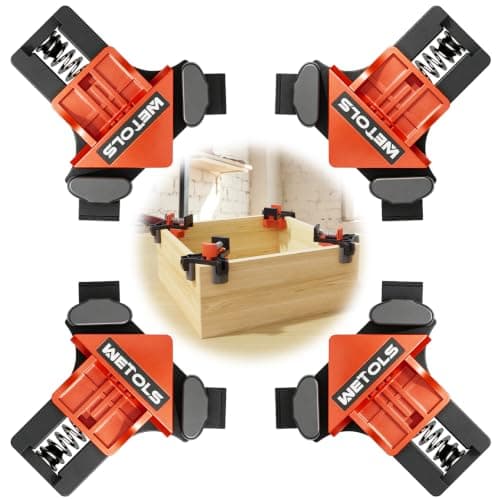 WETOLS WE404 90-Degree Corner Clamp Set, 4-Piece