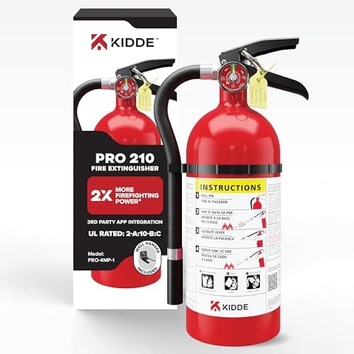 Kidde Pro 210 Commercial Fire Extinguisher, 2-A:10-B:C (PRO-4MP-1)