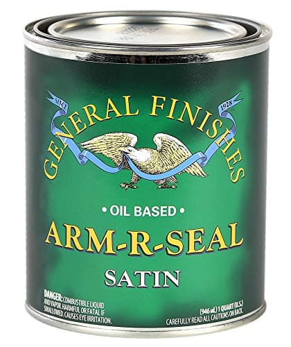 General Finishes Arm-R-Seal Oil Based Topcoat, Satin, 1 Quart