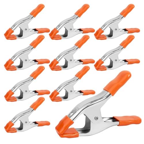 Pony 6-Inch Heavy-Duty Metal Spring Clamp Set