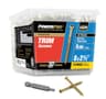 Power Pro Premium Exterior Wood Screws, #8 x 2-1/2 in, 595 count, Bronze (48637)
