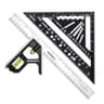 Arrow 7-Inch Carpenter Square & 12-Inch Combination Square Set