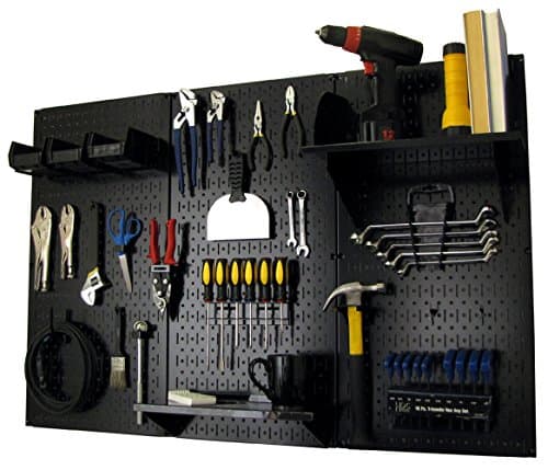 Wall Control 4 ft Metal Pegboard Standard Tool Storage Kit